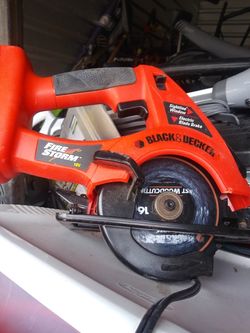 Black and Deck fire storm Saw