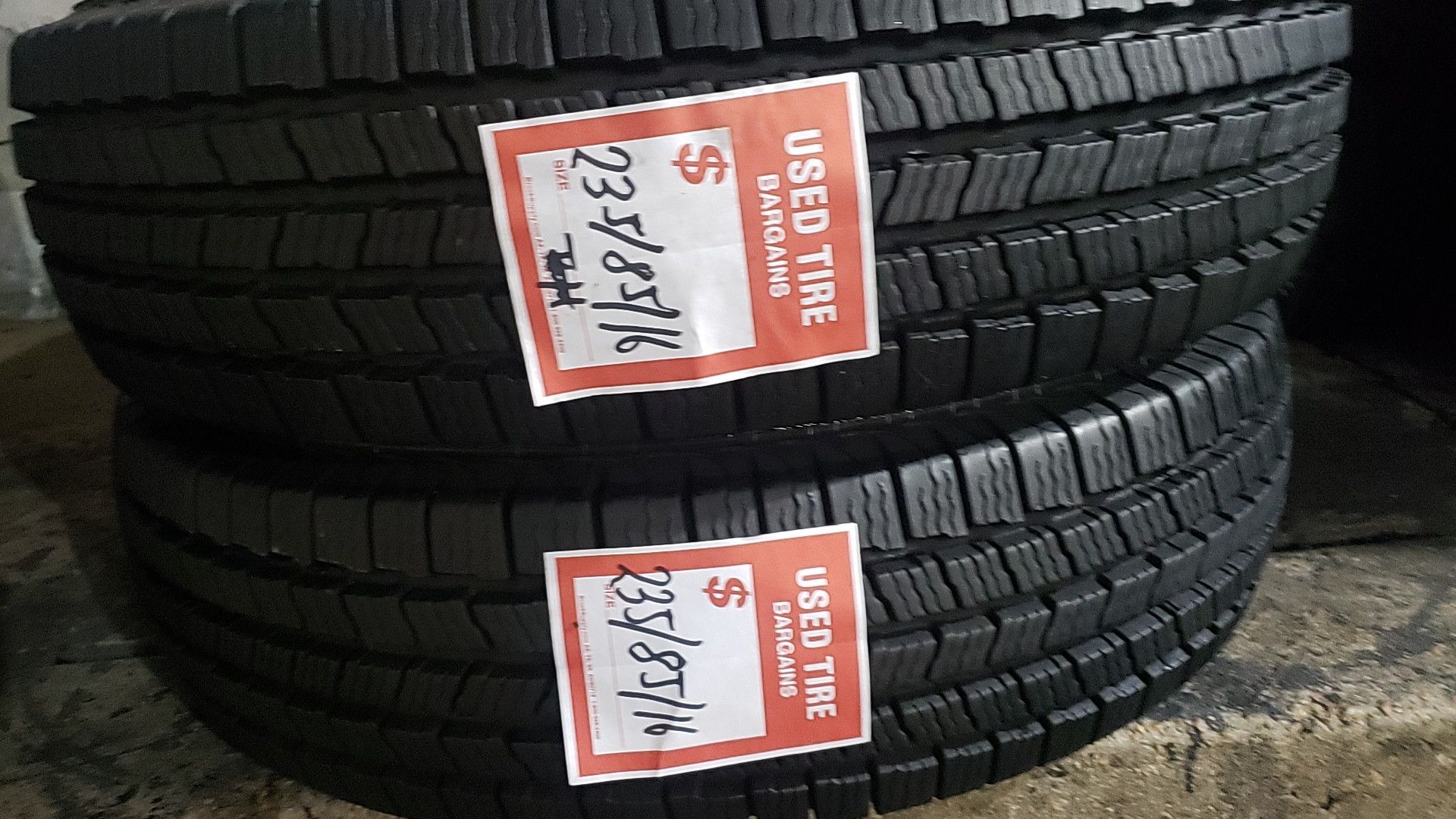 02 bright new tires for sale 235/85/16