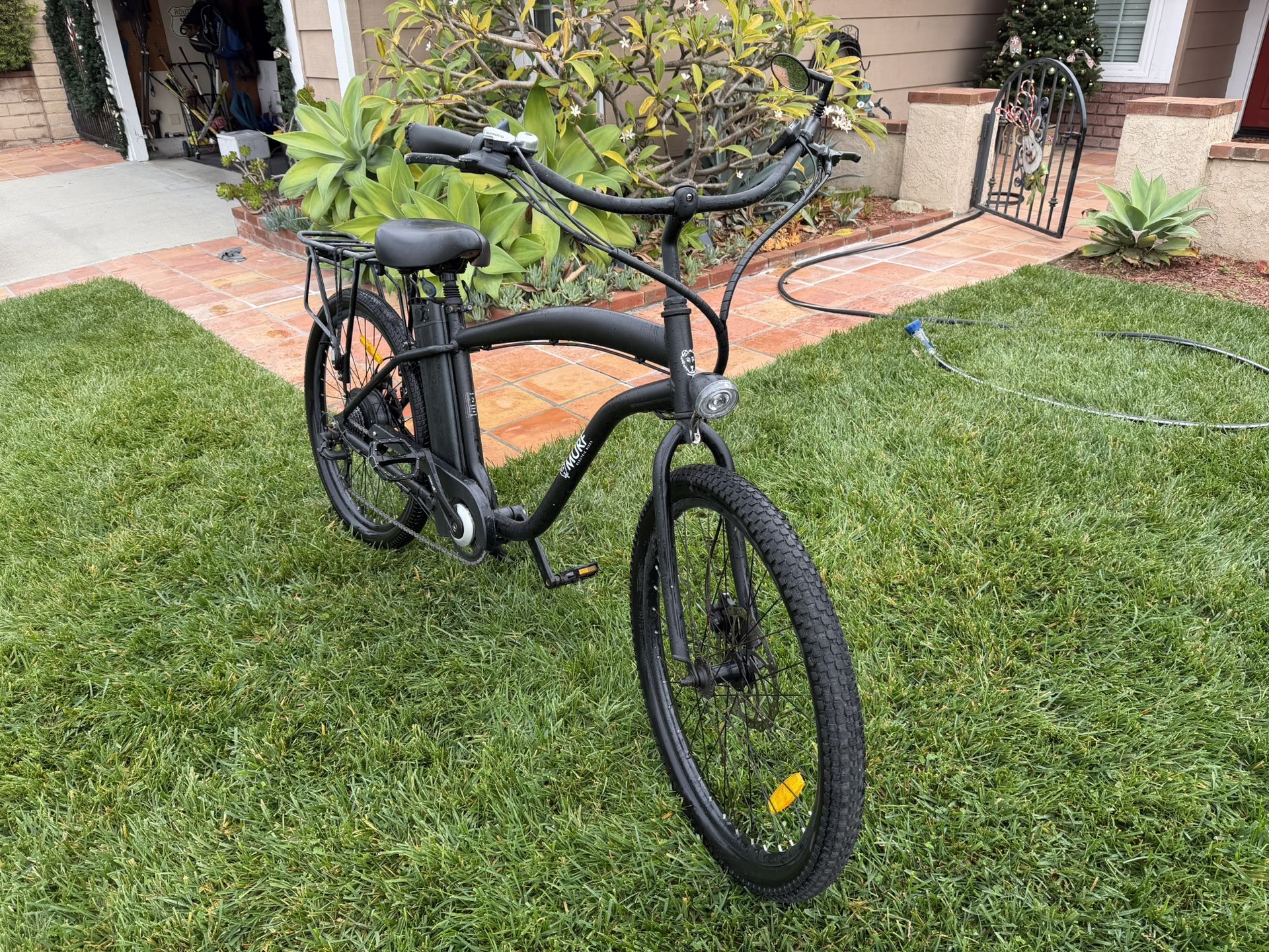 MURF 750W Class 2 Electric Cruiser Bike – 20 MPH – Low Miles