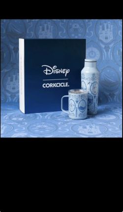 NIB disney princess cinderella Corkcicle sport canteen and mug gift set