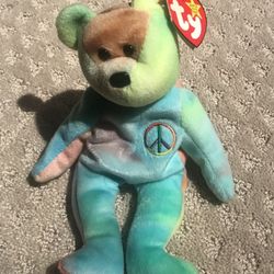 Collector beanie babie - Peace bear