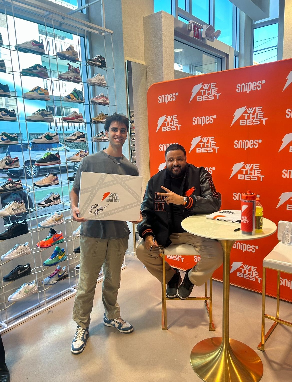 Dj Khaled Snipes Sneaker Store Open SIGNED DJ Khaled X Gatorade X