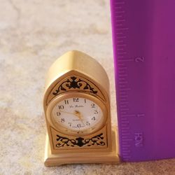 Vintage La Bella Miniature Steeple Clock-Non Working 
