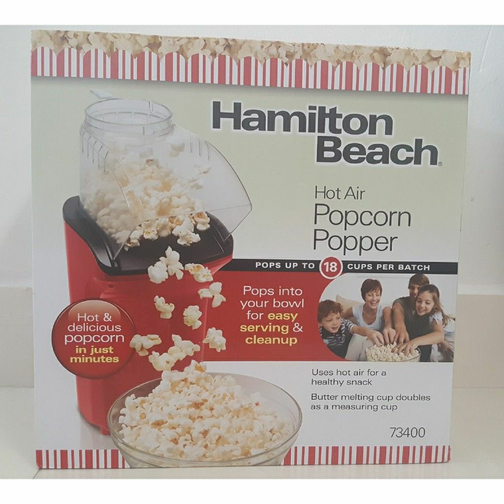 Hamilton Beach Hot Air Popcorn Popper Model# 73400