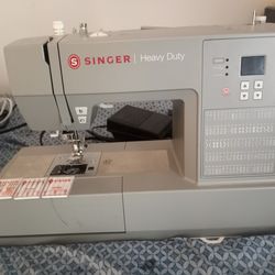 Singer Heavy Duty Sewing Machine, Brother Sewing Machine, And Extra Goodies