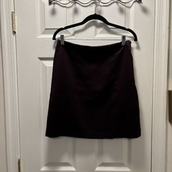 Purple A-Line Skirt