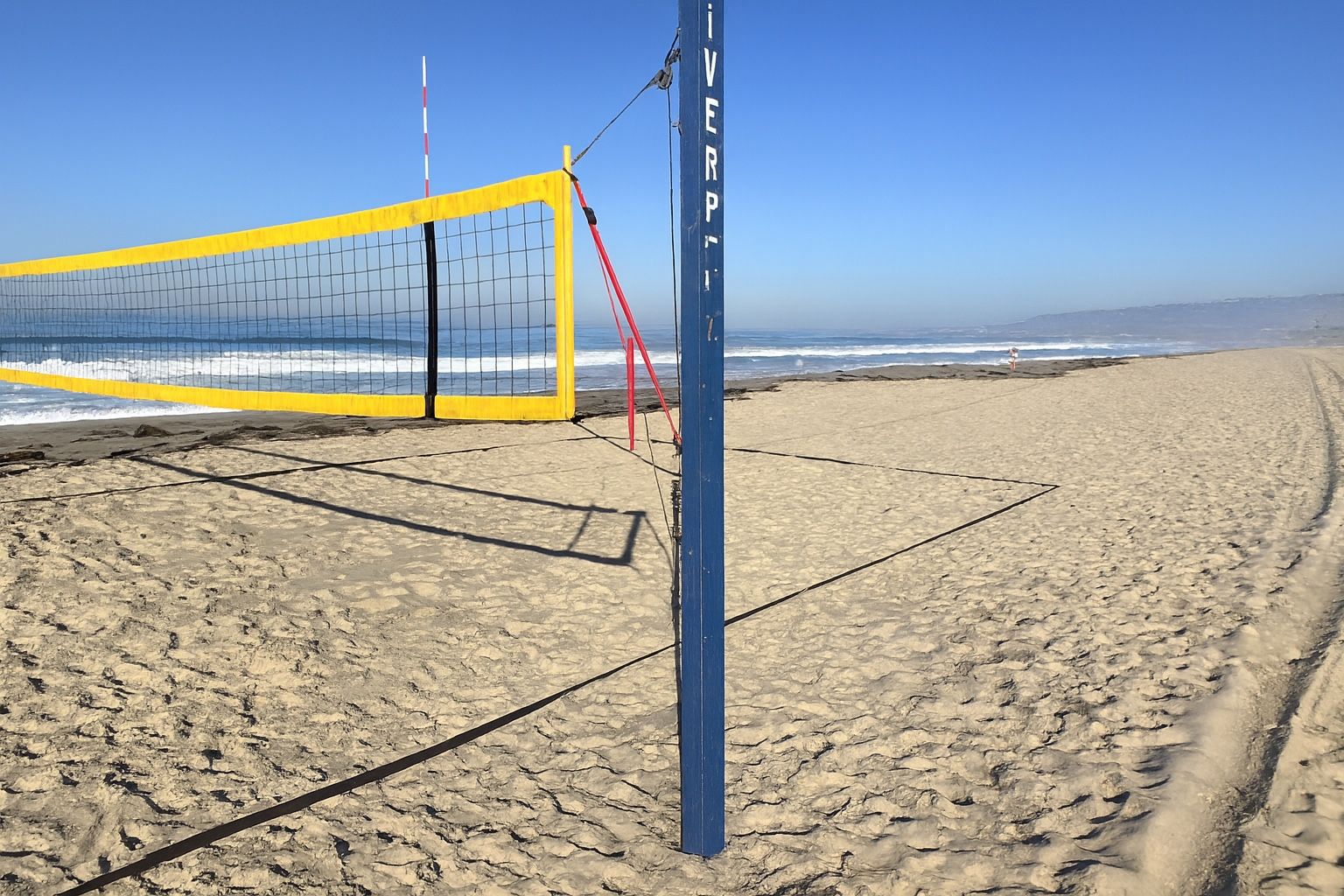 Full Pro Beach Volleyball Net Setup