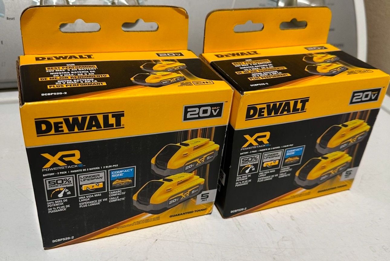 POWERSTACK 5.0Ah (2Pack) DCBP520-2 DEWALT