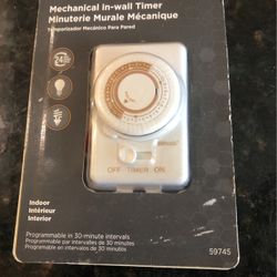 Wall Mounted Mechanical Timers