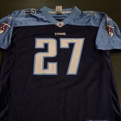 Eddie George Tennessee Titans Football Jersey 