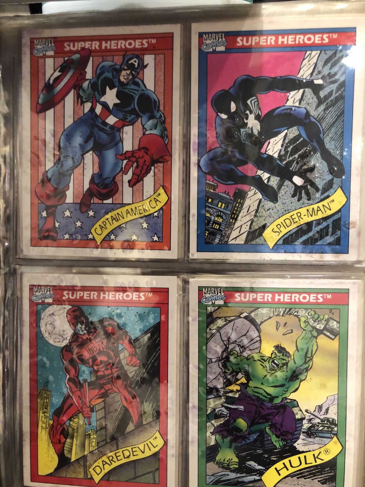 1990 Marvel Universe Series I Trading Cards 