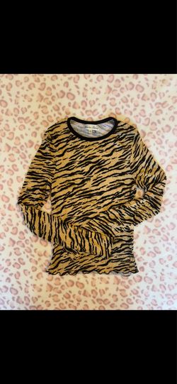 frankies bikinis joy tiger print long sleeve🐅