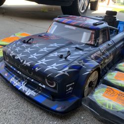 Arrma Infraction With 3 New Sets Of Tires Plus Batteries. 