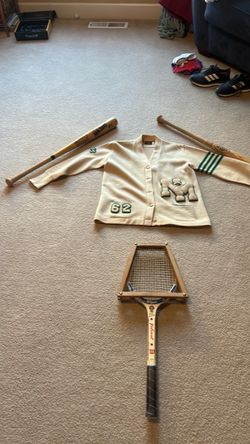 Vintage sporting items