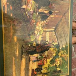 Pyraglass Vintage  The Vegetable Stall Art