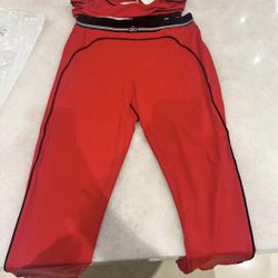 Red and Black Alo Set Women’s