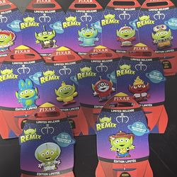 Disney Pixar Remix Pins