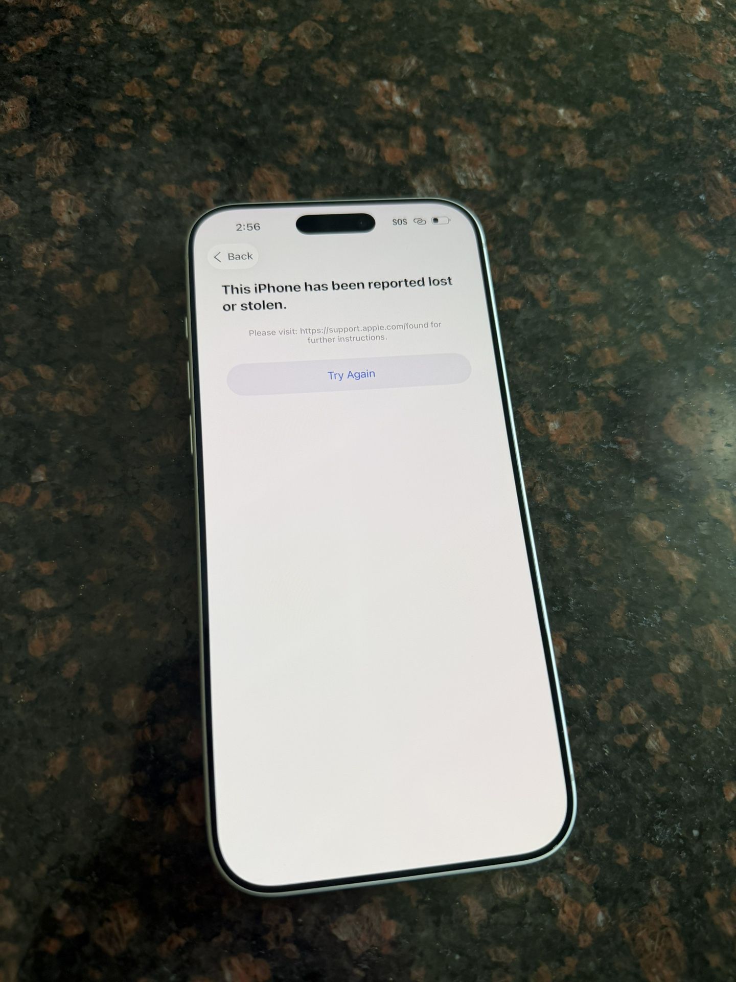iPhone 17 Pro Max — For Parts Only / Activation Locked — Brand-New Condition