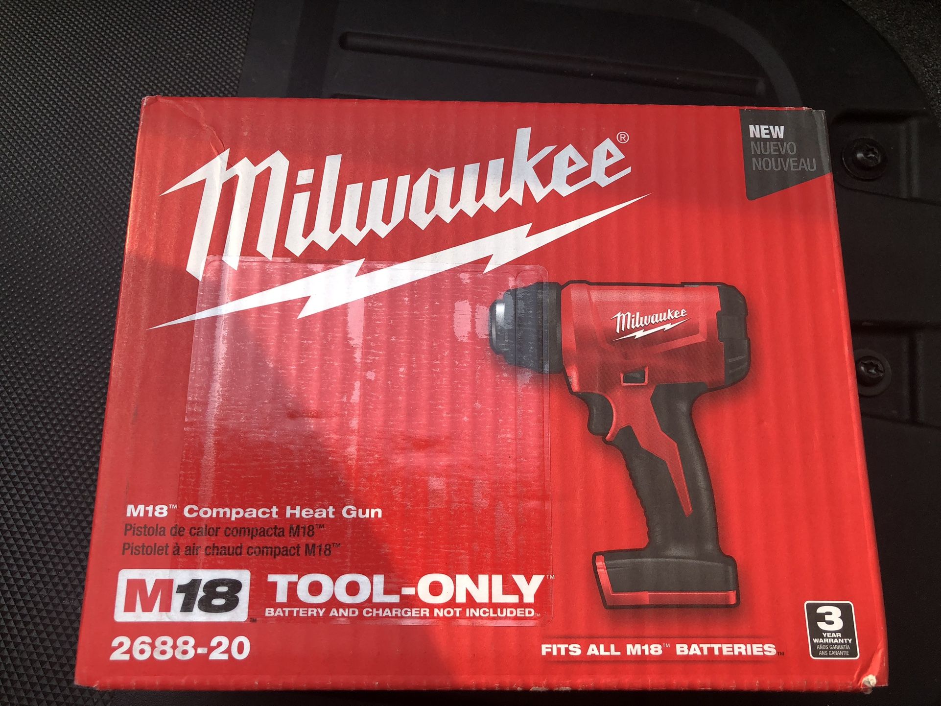Milwaukee M18 18V Lithium-Ion Cordless Compact Heat Gun (Tool-Only)