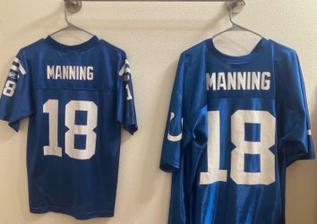 Reebok Peyton Manning Indianapolis Colts Football Jersey Kids L & Adult XL