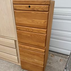 Wood Filling Cabinet $80