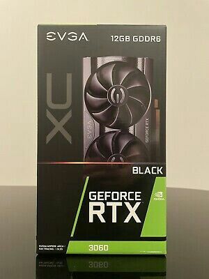 EVGA GeForce RTX 3060 XC BLACK GAMING 12GB Graphics Card BRAND NEW