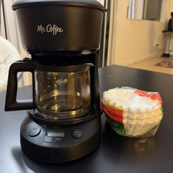 Mr. Coffee Maker + Filter Paper $6