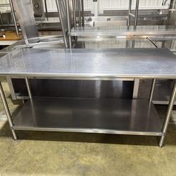 30x72 Stainless Steel Table