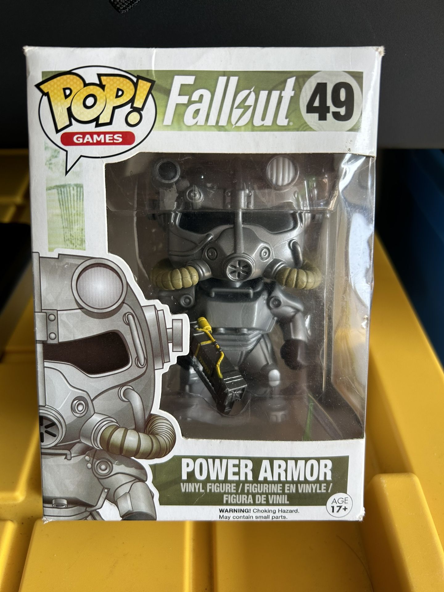 Funko POP Fallout Brotherhood of Steel Power Armor Figure #49 Box Damaged as is