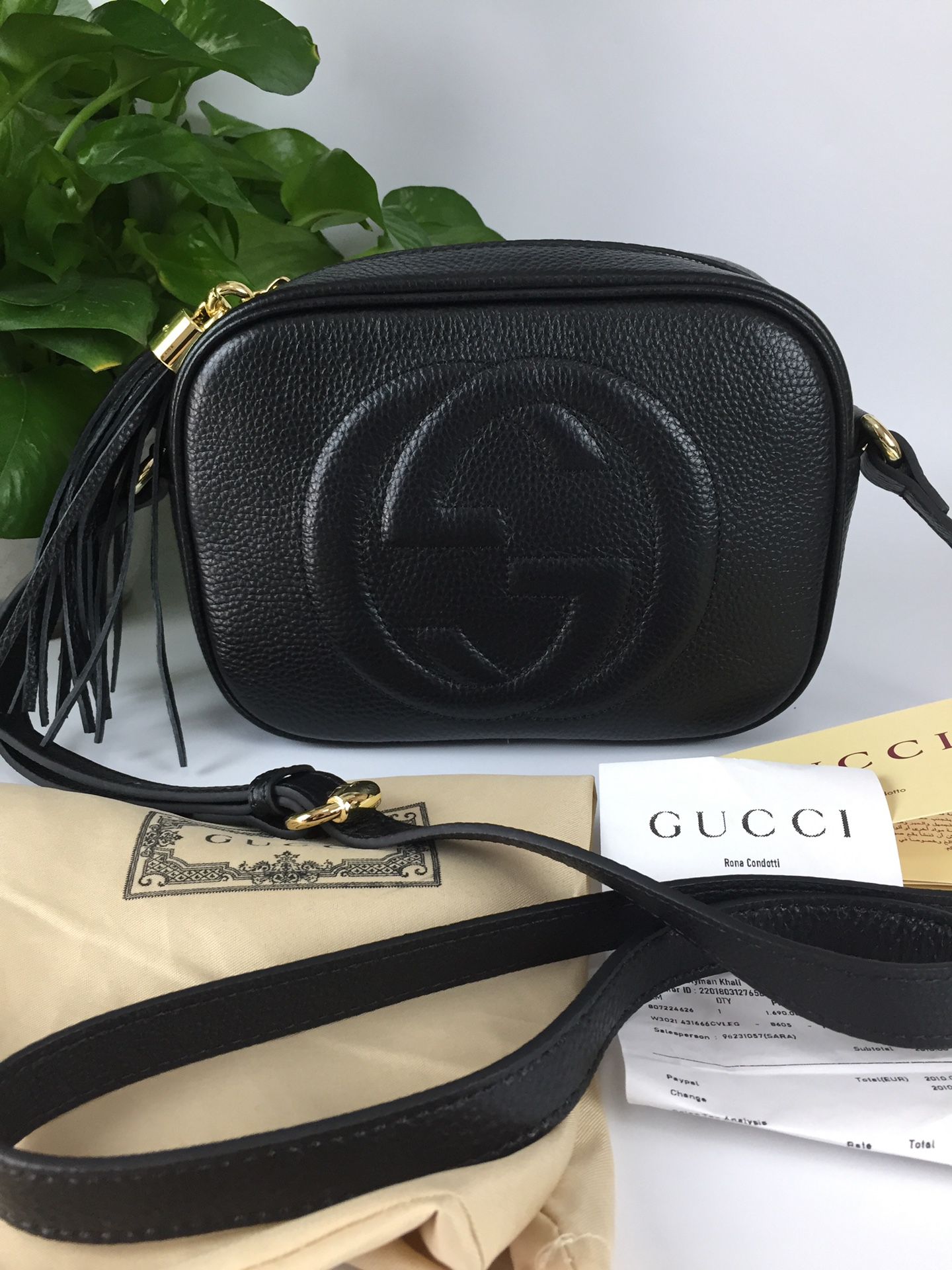 bryder daggry Perfervid krans Authentic Gucci bag black GG casual tassel bag single shoulder crossbody  authentic ladies bag GUCCI for Sale in Willowbrook, KS - OfferUp