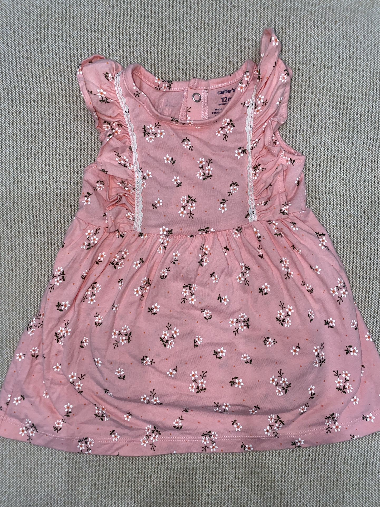 Size 12 Months Baby Girl Clothes 2 Carter’s Toddler Dresses for Sale