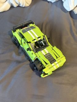Lego car front left headlight missing