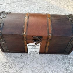 2  Brand new Decorative Antique wood Storage Chests.