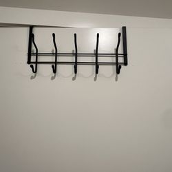Two door hangers. 10 available hooks. Selling two pieces together. Good condition.