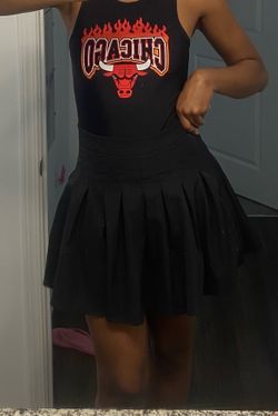 Médium Black Pleated Skirt