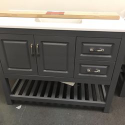 42 Inch Bathroom Vanity With Top New In The Box