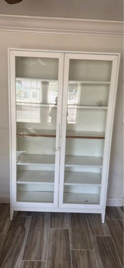 Large white cabinet