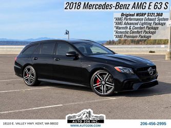 2018 Mercedes-Benz AMG E 63