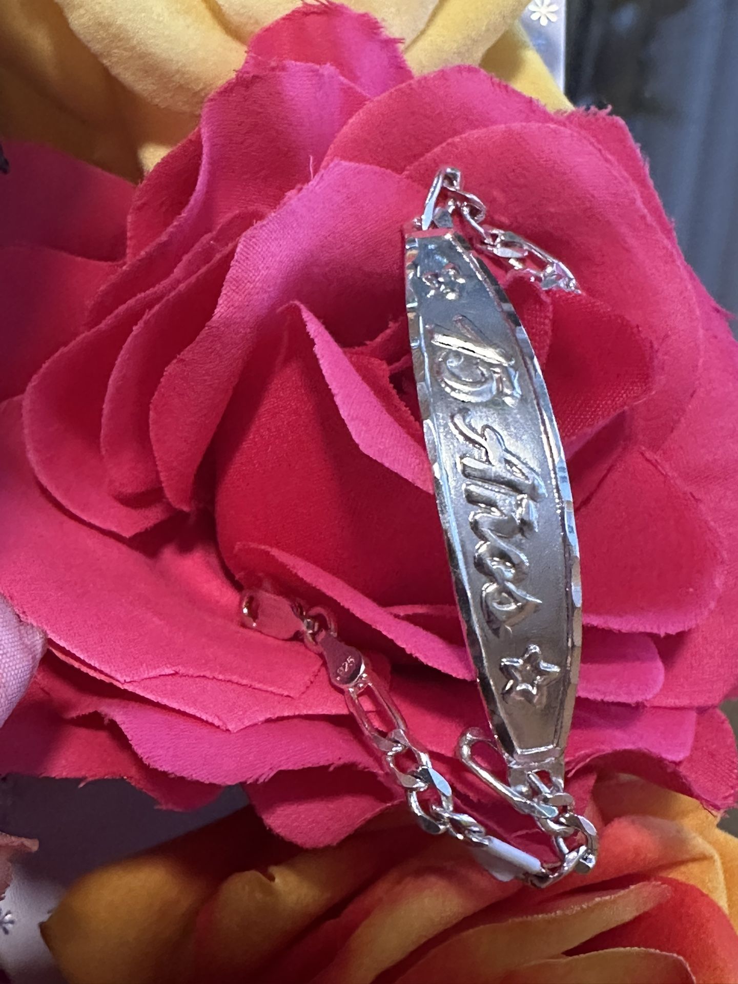 Silver QuinceaƱera Bracelet