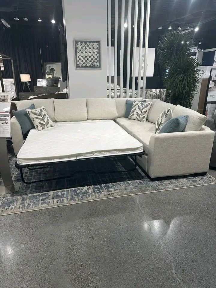 Sectional Sofa Bed > Financing Available Down $53. Ask for Price 