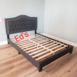BRAND NEW QUEEN PLATFORM BED FRAME ONLY $179