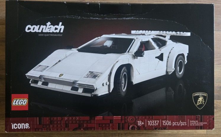 LEGO Icons Lamborghini Countach 5000 Quattrovalvole Set 10337 (BRAND NEW) SEALED