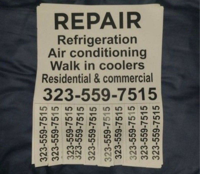 Refrigeration Air Conditioning Walk In Coolers Residential & Commercial