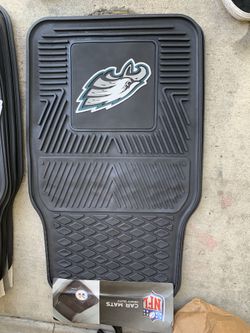 Front and rear Eagles car mats