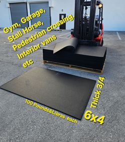 🛑Rubber Mats, Area Rugs,Stall Horse,Carpets- Gyms,Garage,foot traffic walkways,etc Price $90each🛑
🛑 Heavy Duty Rubber Stall Mats 4x6 (3/4" Thick)