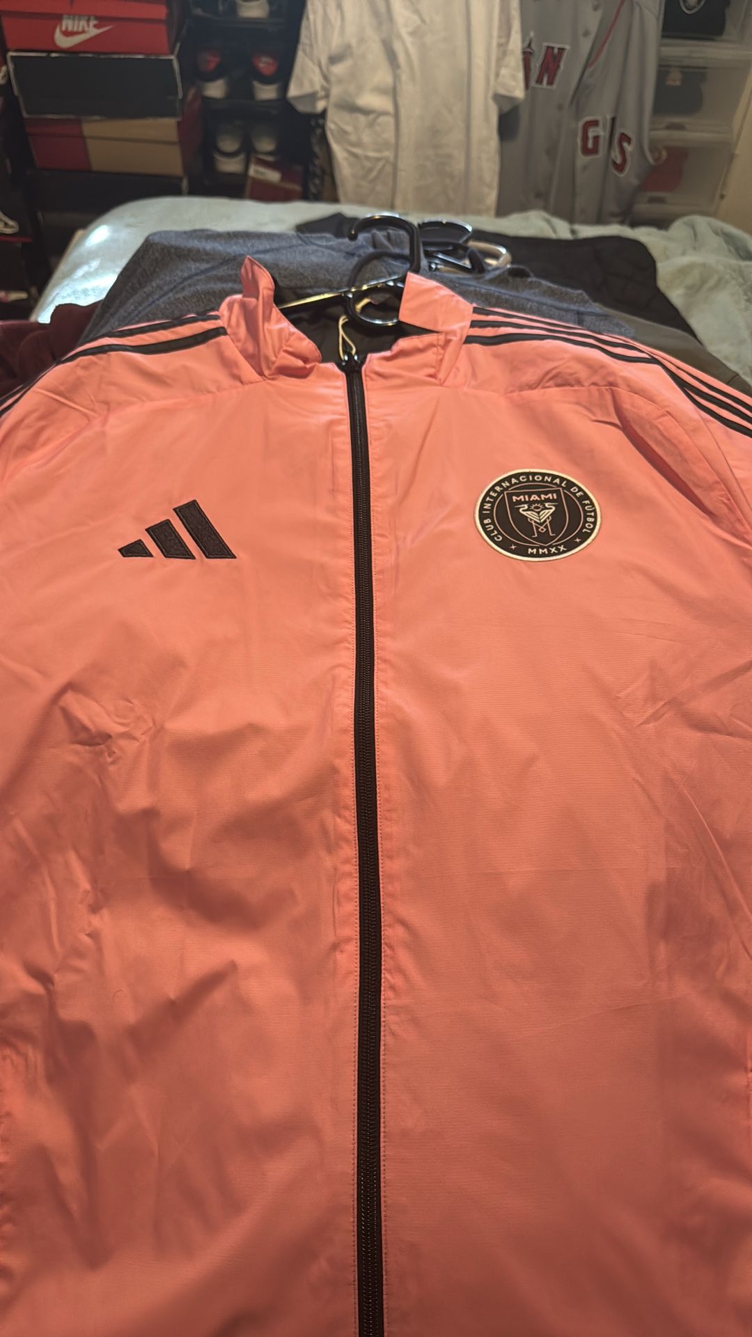 Adidas Miami MLS/ Messi windbreaker jacket