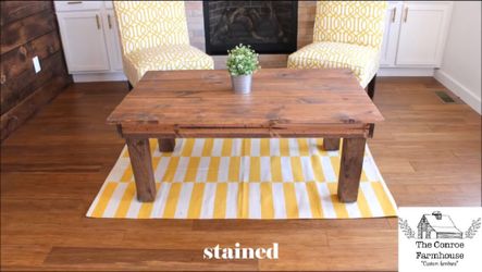 Custom made Farmhouse style coffee table