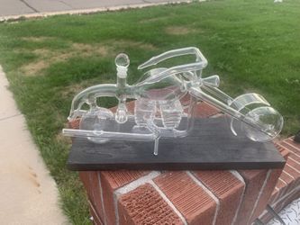 Chopper, whiskey, decanter