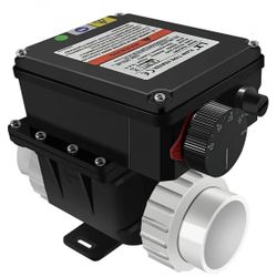 GOORIDA 110V 120V 2KW Spa Hot Tub Thermostat, Inflatable Pool Thermostat with Adjustable Temperature Fits for Bathtub, Above Ground Pools, Water Therm