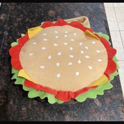 Hamburger Costume For Pets